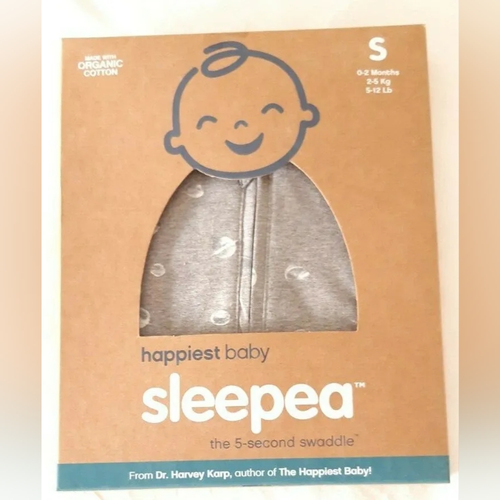 Happiest Baby Sleepea 5-Second Swaddle 100% Organic Cotton Baby Swaddle Blanket - Picture 5 of 5